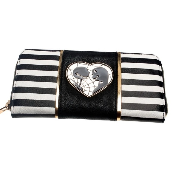 New Nightmare Before Christmas Jack & Sally Metal 💜 Wallet - Picture 7 of 7